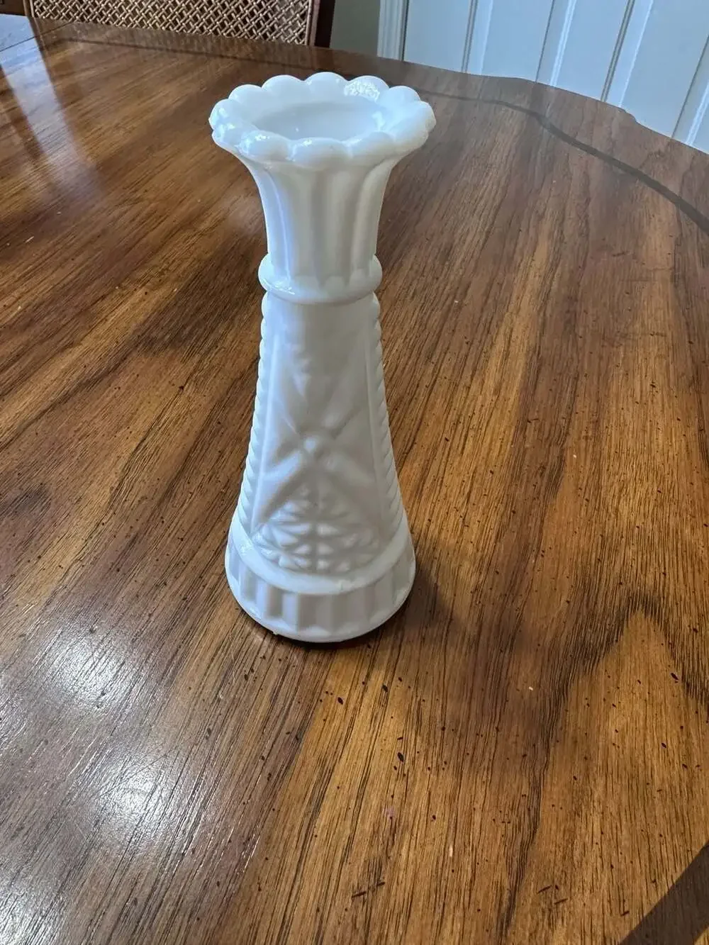 Vintage Anchor Hocking Milk Glass Bud Vase